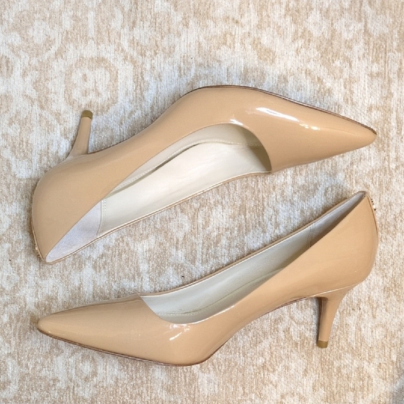 Coach Grand Nude Patent Leather Pumps for Office – Size 8.5B - Picture 3 of 13